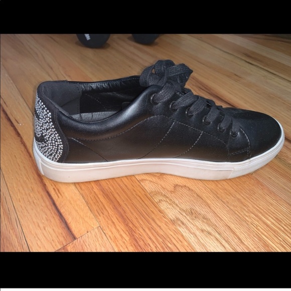 Steven Madden Smiley Platform Sneakers with rhinestones Sz 9 - Picture 8 of 9